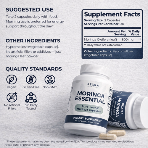 Rexqa Pure Moringa Capsules